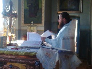 Во время богослужений
